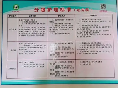 每班护士按照分级护理标准巡视病房,密切观察患者病情变化.