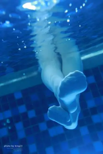 人像, 色彩, 佳能, 广角, 光影, 美腿, 泳装, 死库水, 白丝, 水下