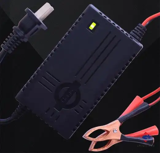 适用于12伏踏板摩托车汽车电瓶充电器12v1220ah蓄电池修复充电干水