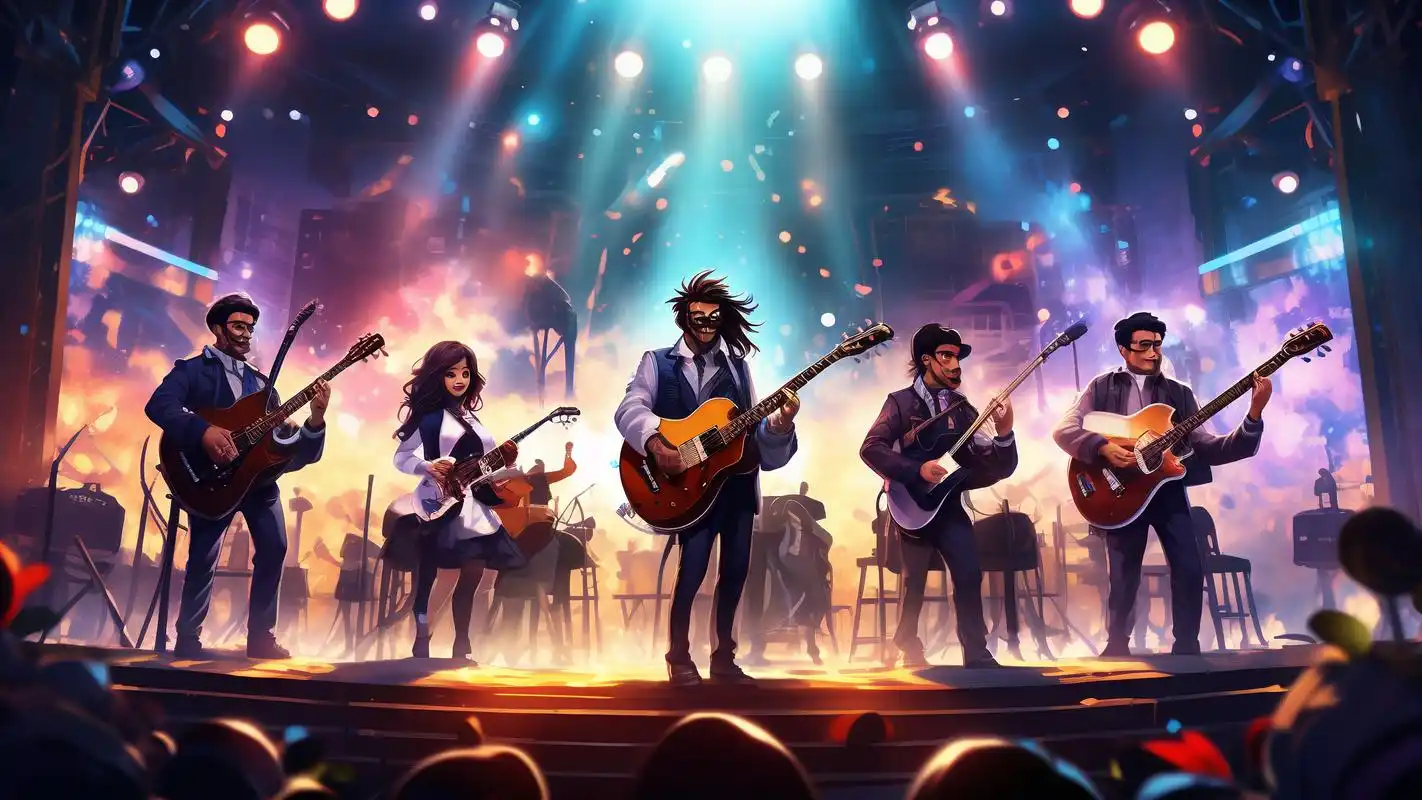 99炫酷舞台唱歌背景壁纸大放送!92