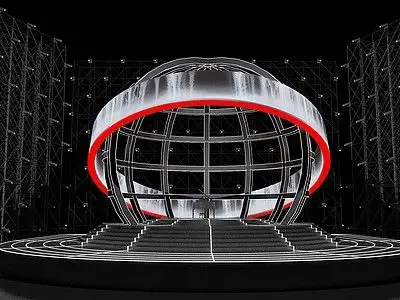 3d现代舞台设计模型下载