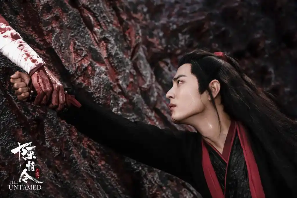 超帅气肖战古风壁纸_陈情令魏无羡