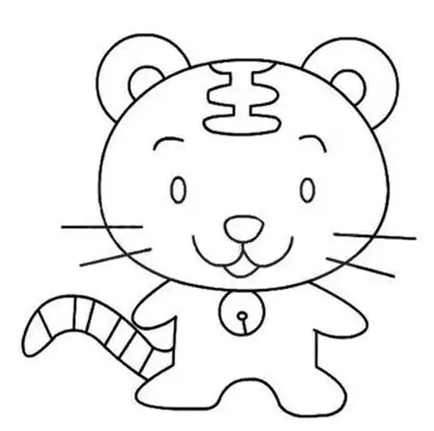 老虎的简笔画图片大全老虎简笔画又帅气关于老虎的简笔画图片老虎的简