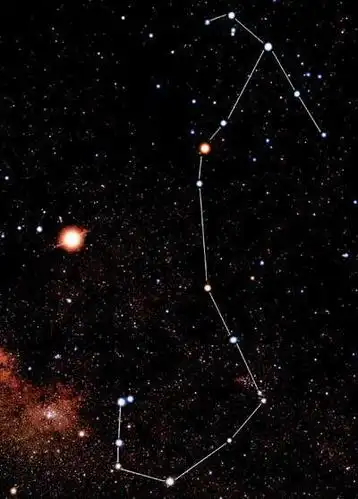 天蝎座 星象图