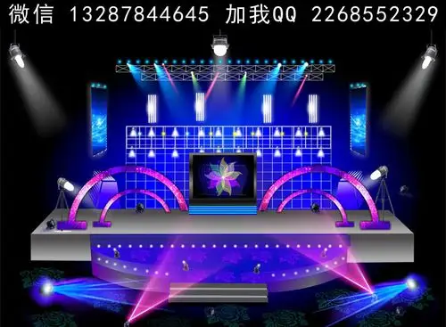 舞台设计案例效果图_宣传推广_室内设计联盟 - powered by discuz!