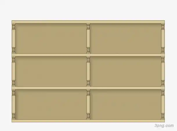 柜子卡通黄色矢量png素材透明免抠图片装饰效果