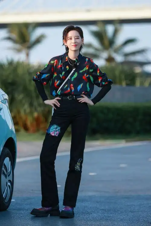 明星穿搭##李斯丹妮同款##李斯丹妮ootd