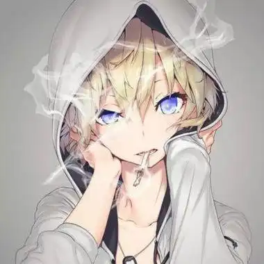 二次元吸烟qq头像男生 男生头像图片大全 -【爱个性】