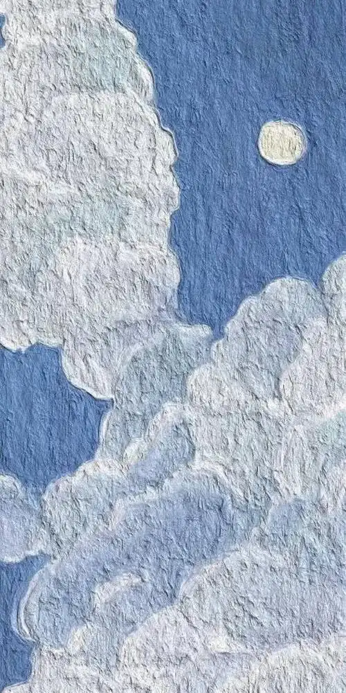 油画效果的手机壁纸 背景图