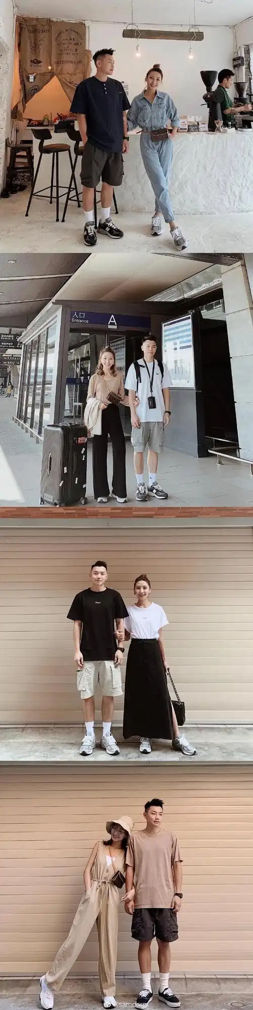 身高183男友和165女友的情侣搭配参考