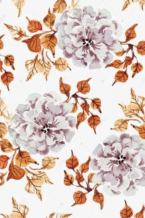 水彩花卉底纹素材图片免费下载-千库网