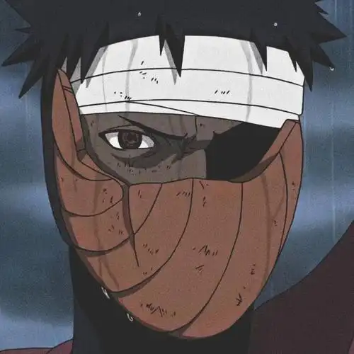 火影忍者黑白带土头像