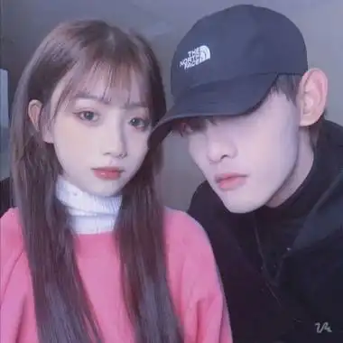 超酷真人情头高清很酷的真人情侣头像图片