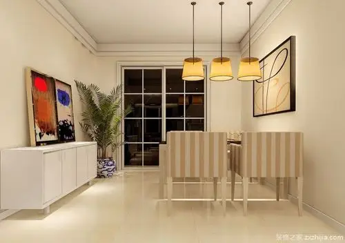 简欧风格三居室客厅隔断装修效果图欣赏