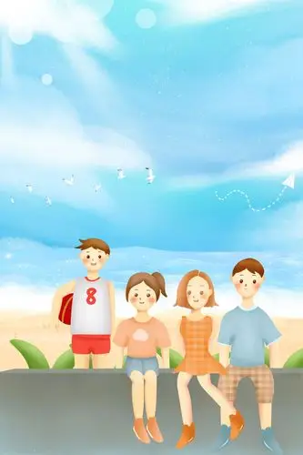 小清新简约毕业季青春不散场海报背景图片-图行天下图库