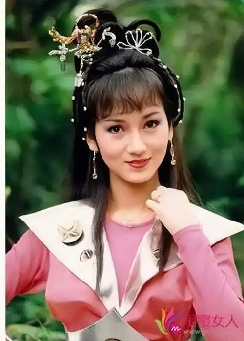 90年代左右那时候的古装美女流行的刘海很有古风味
