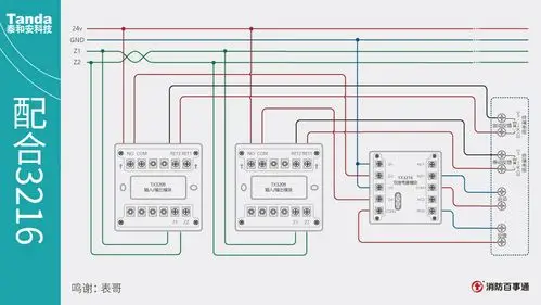 泰和安消防tx3209模块常见接线方式