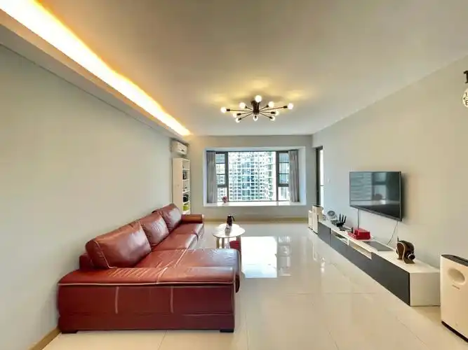 成都雅颂居改善三房对中庭干净整洁如样板间