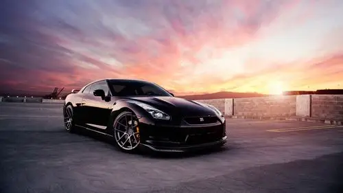首页 汽车 日产 日产gt-r黑色轿车在日落 壁纸 日产gt-r黑色轿车在