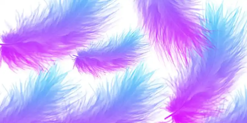 蓝色紫色蓝紫色渐变简约风唯美风羽毛背景蓝色渐变色清新简约羽毛背景