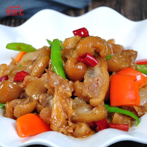 猪脚200g猪皮酒店饭店餐饮特色菜小炒私房半成品其它
