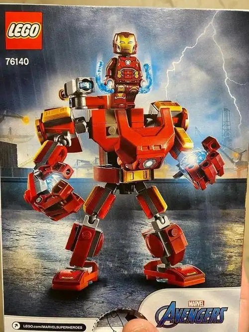 lego乐高复仇者联盟76140钢铁侠机甲积木