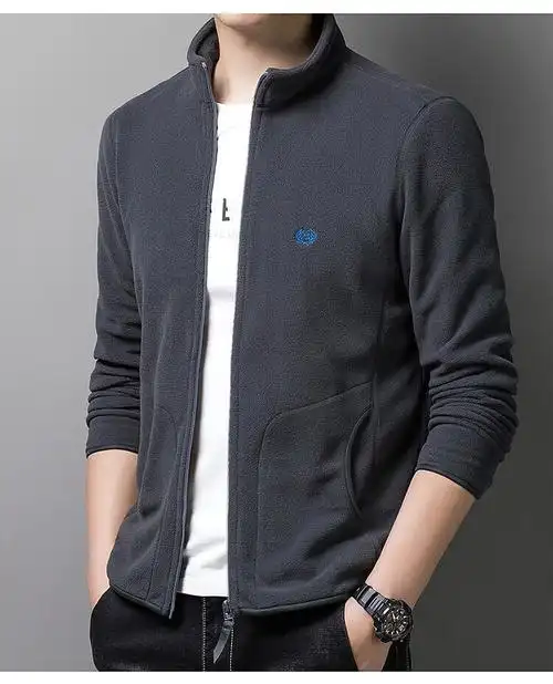 夹克男春秋季商务休闲厅局风领导干部爸爸装宽松大码中年外套品质男装