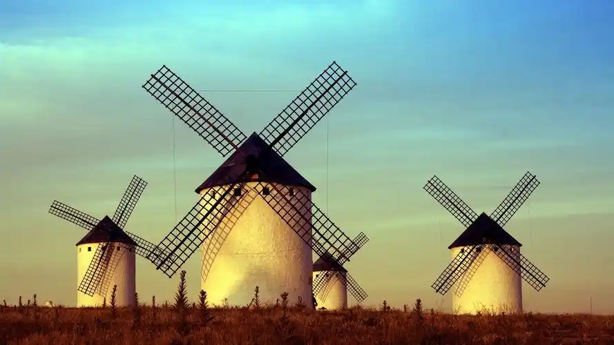 风车,建筑物 桌布 - 1600x900