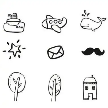 100种可爱小东西简笔画 真真是越看越喜欢100个萌萌哒的简笔画 抖音火