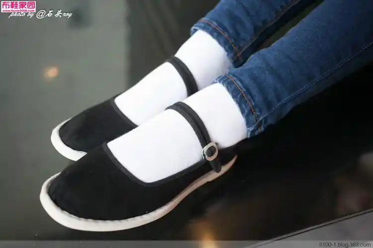 【布鞋情怀】布鞋美腿诱惑同样给力(一带式白边布鞋)(145p)