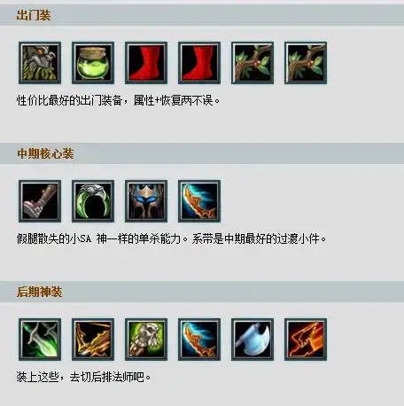 dota隐刺出装
