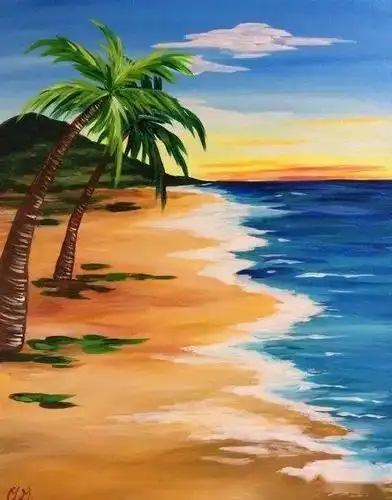 简单好看——17张适合初学者学习的色彩风景画!