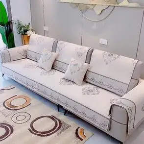 通用防滑皮沙发套罩新款2023简约现代轻奢坐垫子定做沙发垫子四季