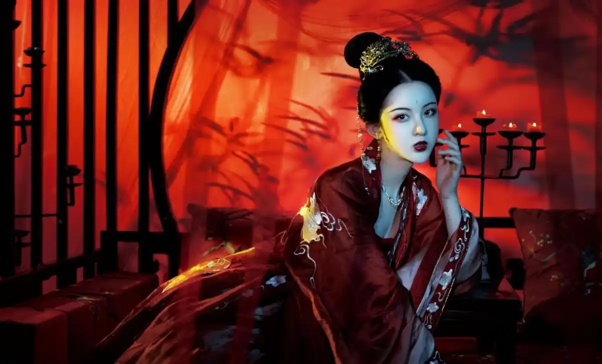 穿腻了仙气风汉服,不如试试"鬼新娘"汉服,端庄又高贵