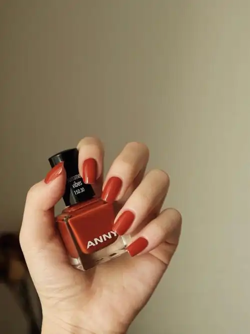 09法式焦糖南瓜色指甲油慵懒橘棕