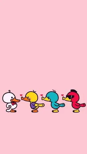 欧美 日韩 平铺 插画 个性 背景 原图 无水印 锁屏 原图 壁纸 屏保