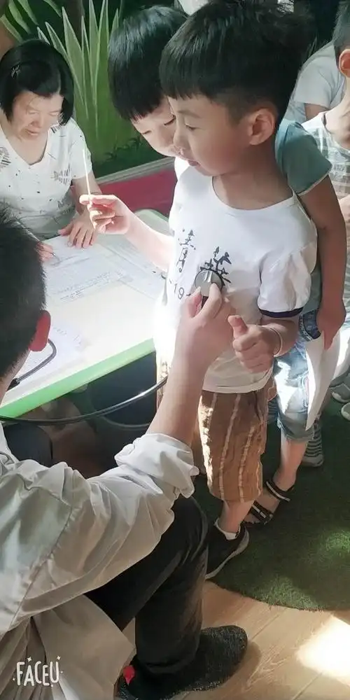 快乐成长!博之翔幼儿园体检活动