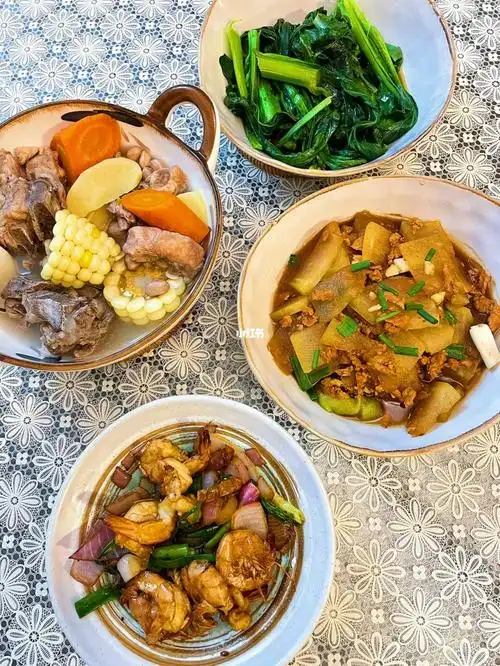 两人食三菜一汤