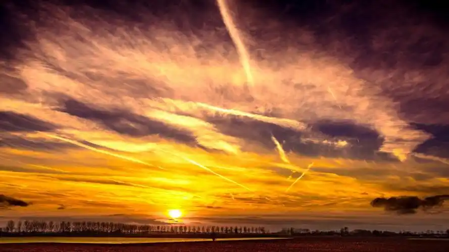 唯美夕阳自然风景图片电脑壁纸