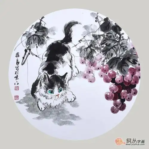 家居装饰画晋葆良新品花鸟画佳作穷款