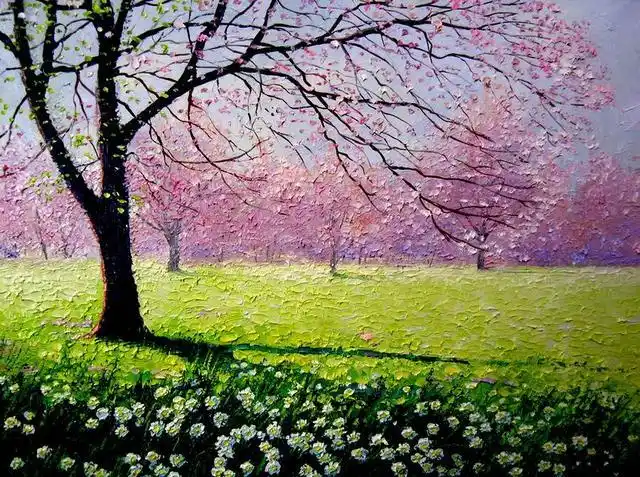 春天的景色画春天的景色