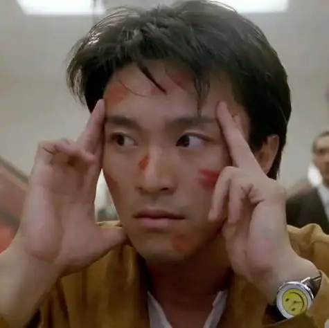 周星驰鼻子上有创可贴的头像