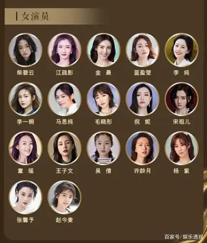 晓冬,孙红雷,佟大为,王劲松,于和伟,朱亚文等人;蓝组女演员中则有陈数