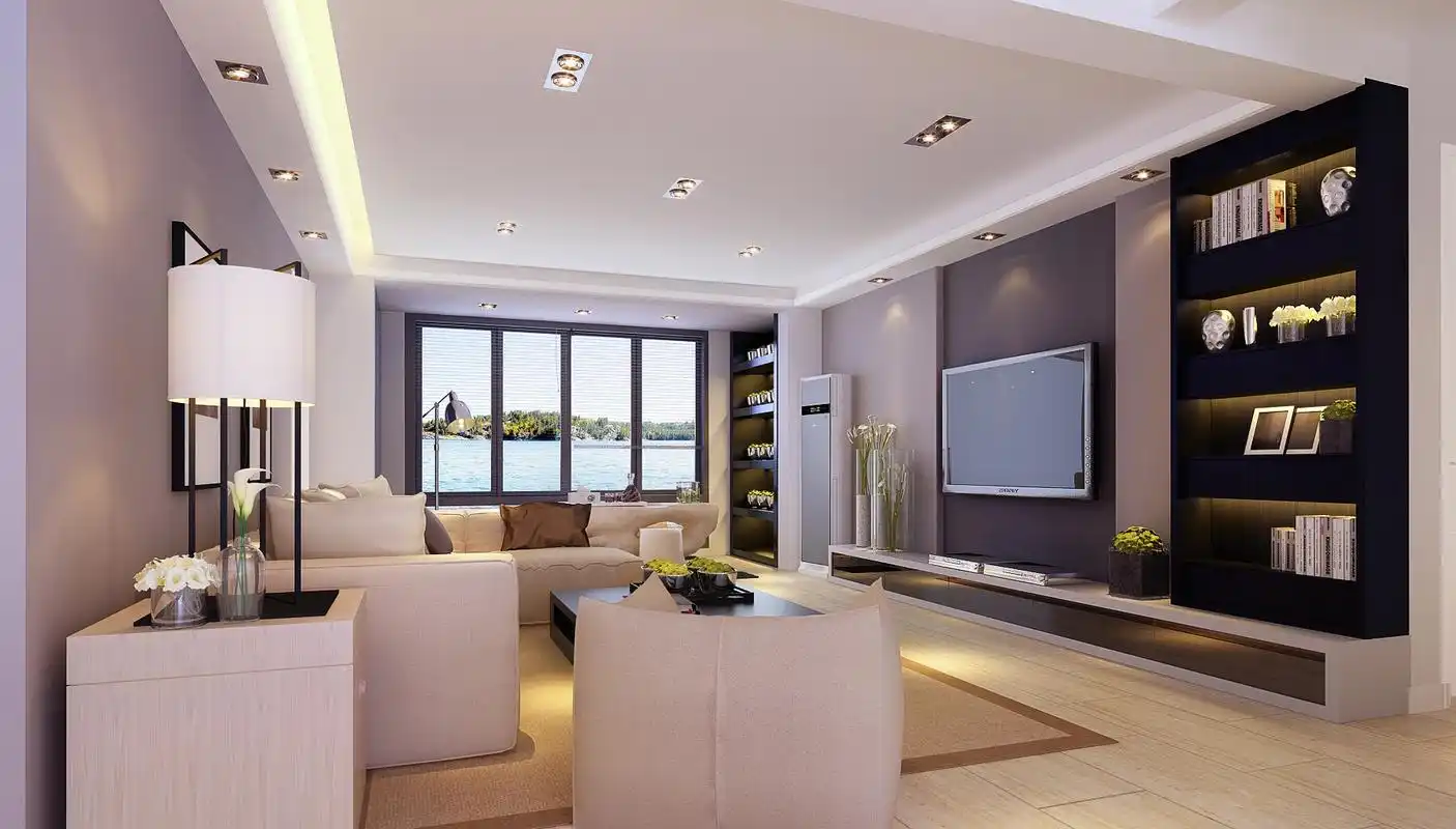 恒泰湘壹府140平米简约风格平层装修效果图