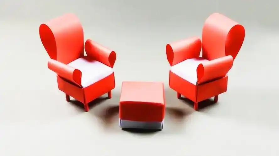 折纸大全,教你怎么用纸折叠沙发