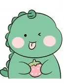 可爱超萌小恐龙头像图片