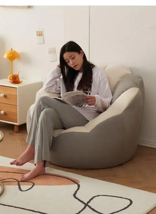 懒人沙发榻榻米单人卧室阳台小沙发女小户型休闲网红宿舍豆袋沙发深