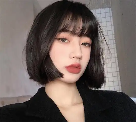 韩式短发发型女图片 时尚可爱减龄发型大集合