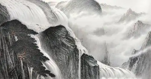 【幽谷鸣泉 镜片 设色纸本】拍卖品_图片_价格_鉴赏_绘画_雅昌艺术品