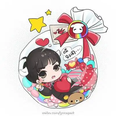 tfboys 易烊千玺 手绘 q版